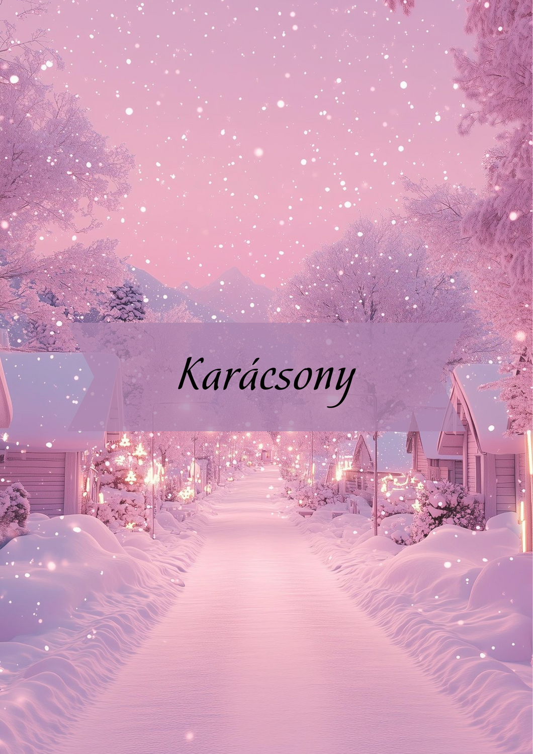 Karácsonyi dekoráció Szolnok