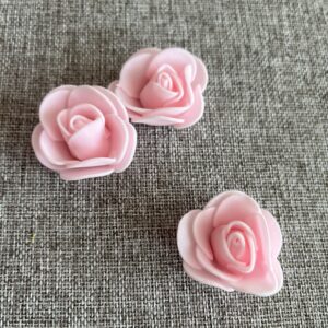 rózsaszín habrózsafej, 3.5cm