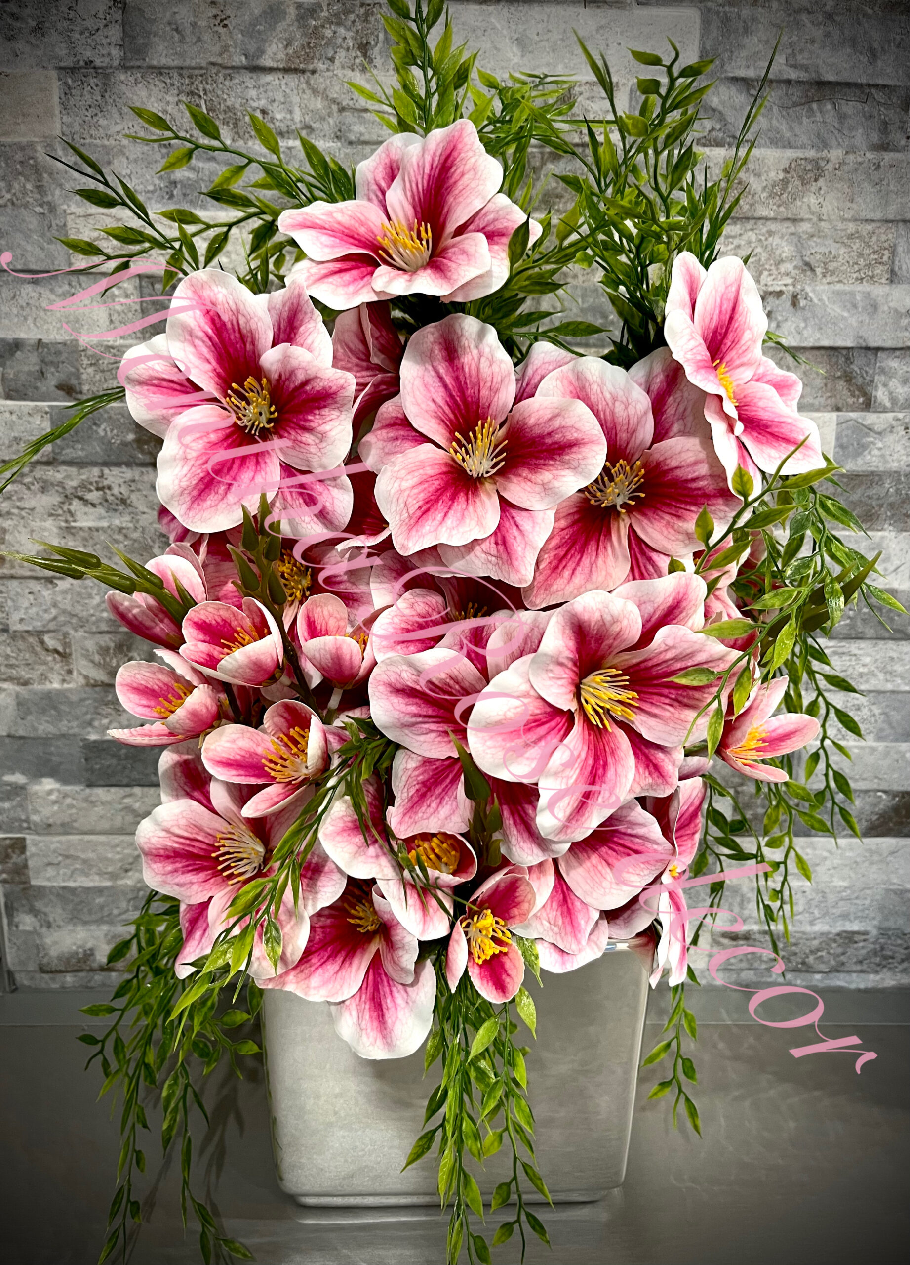 magnóliás asztaldísz